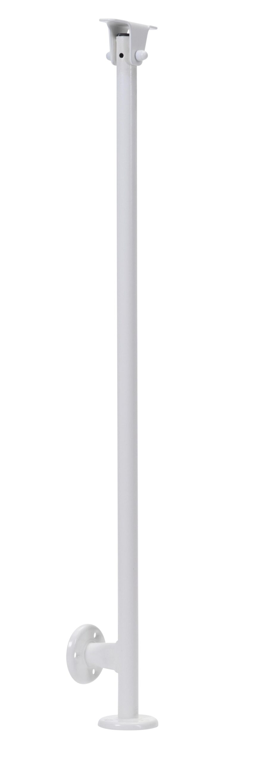 Support Point Stair Railing Norfolk Stair Rail Support With 2 Flanges | Mobility Audio Vision Shop