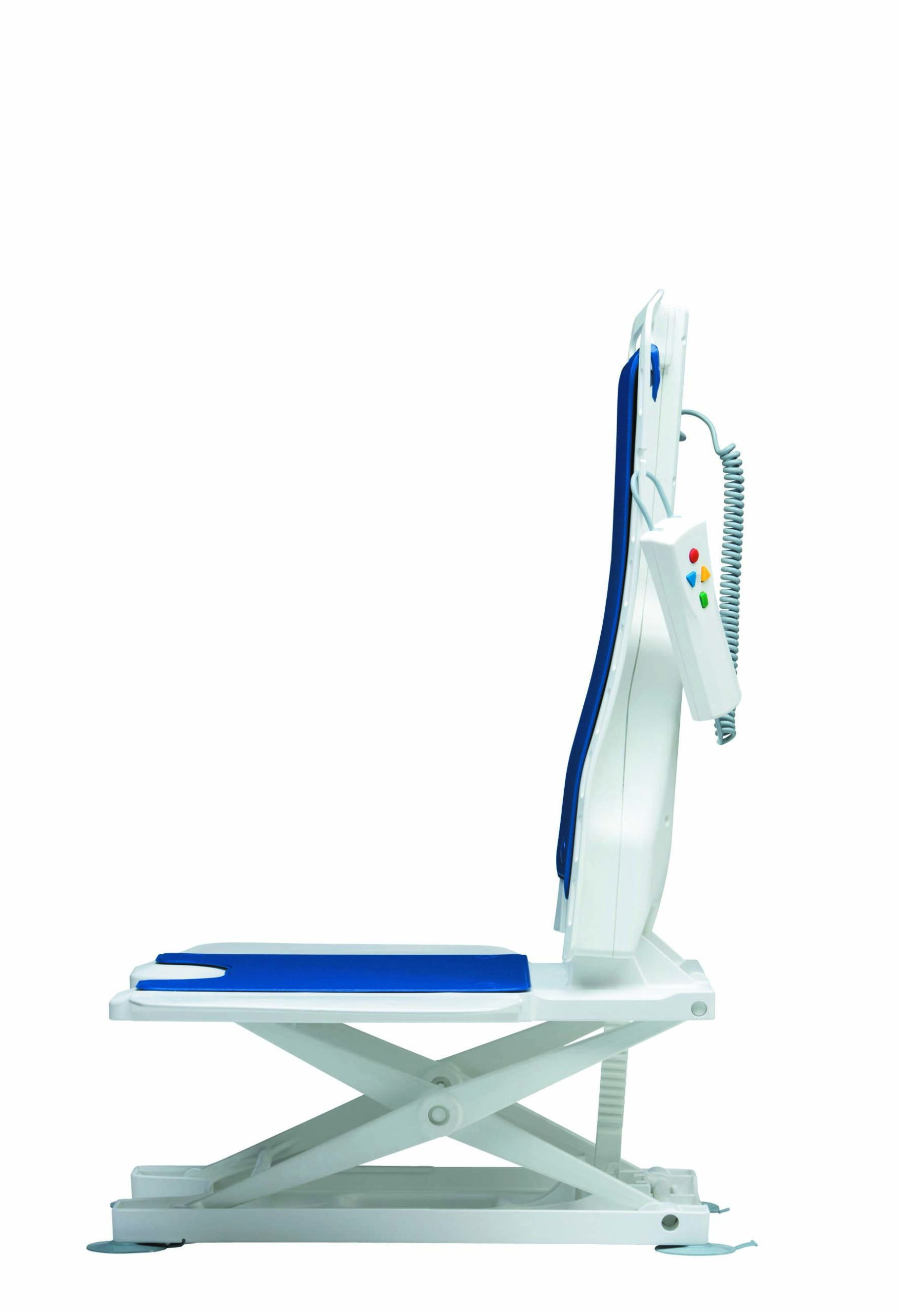 Featured image for “Bellavita Bathlift with blue covers”