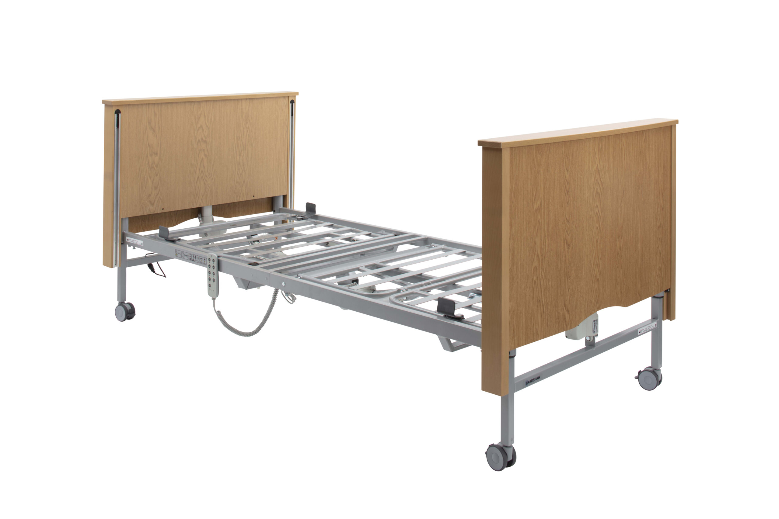 Featured image for “Bradshaw Bed in Light Oak without Side Rails”