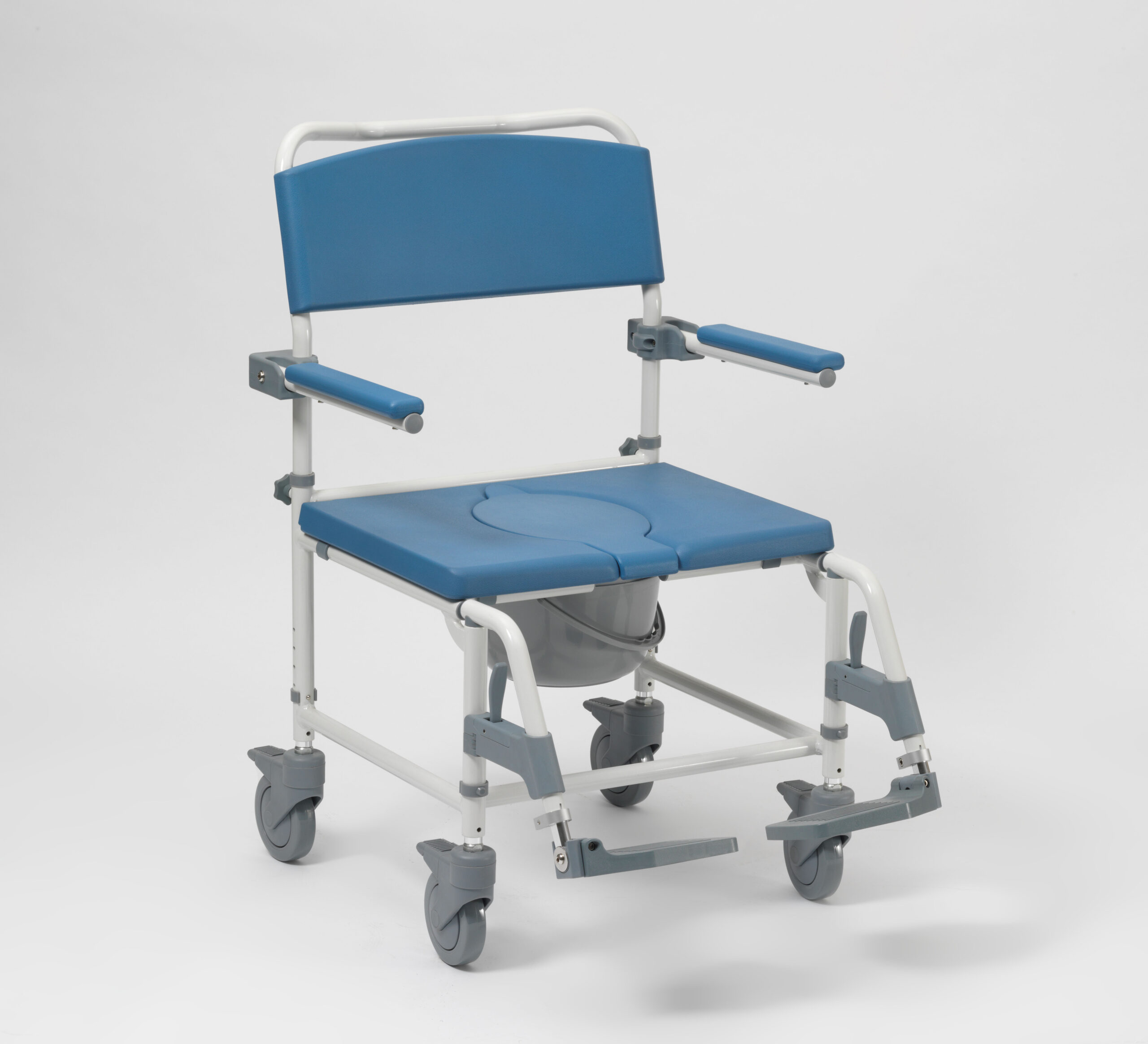 Featured image for “Aston Aluminium Shower Chair / Commode Transit Bariatric”