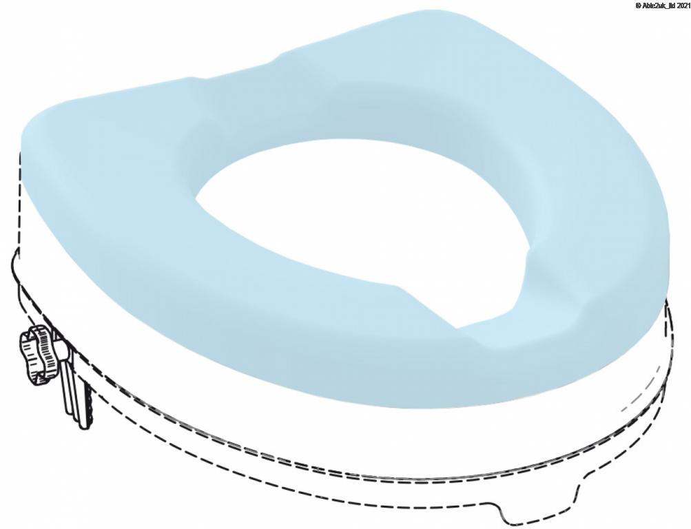 Featured image for “Atlantis Raised Toilet Seat – Soft Cushion”
