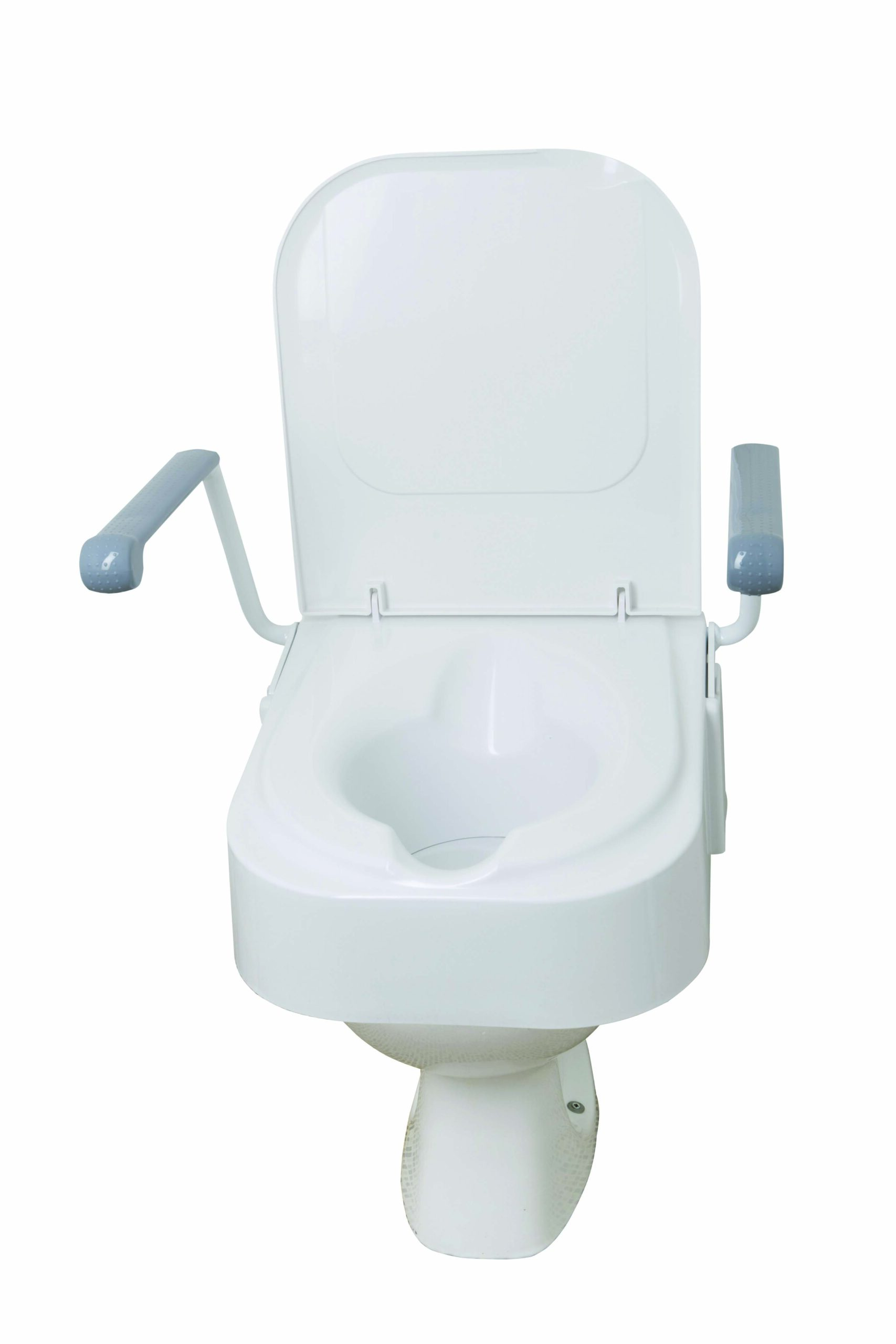 Featured image for “Raised Toilet Seat With Arms & Lid”