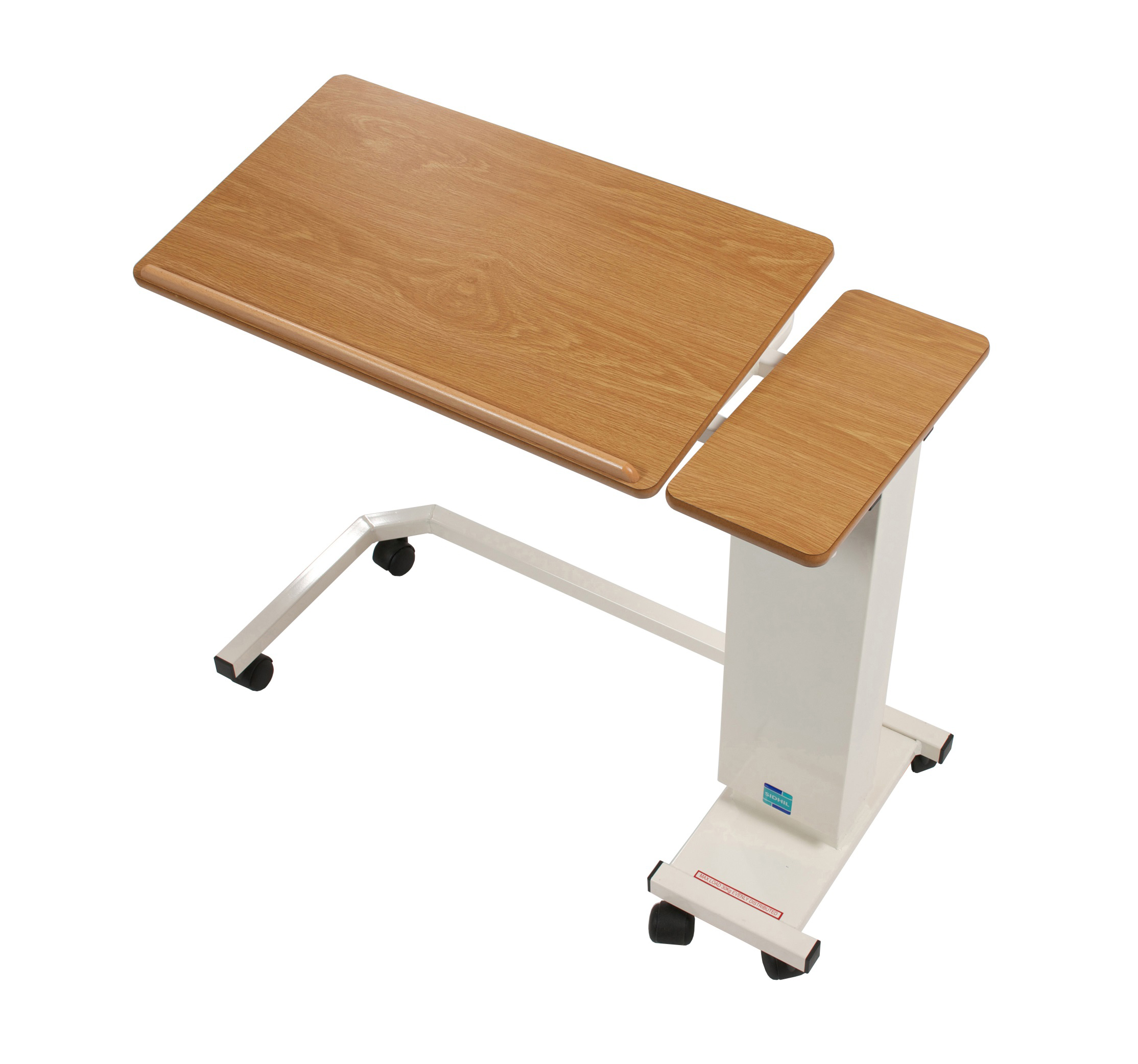 Featured image for “Easi Riser Adj. Overbed Table – Wheelchair Base & Tilting Twin Top”
