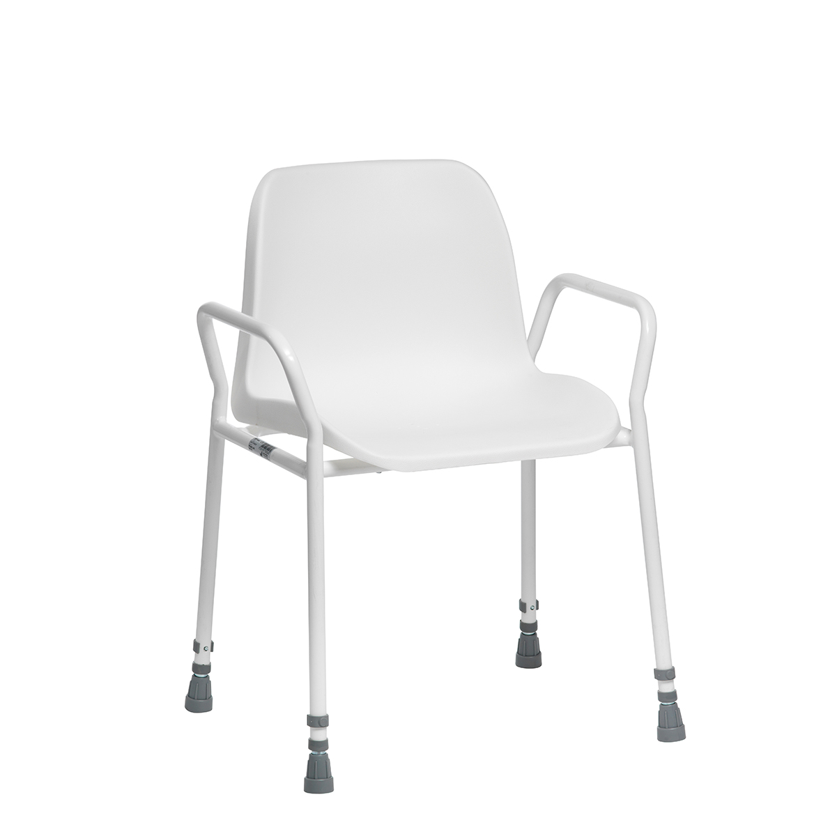 Foxton Stationary Shower Chair - Adj. Height, Stackable - Image 2