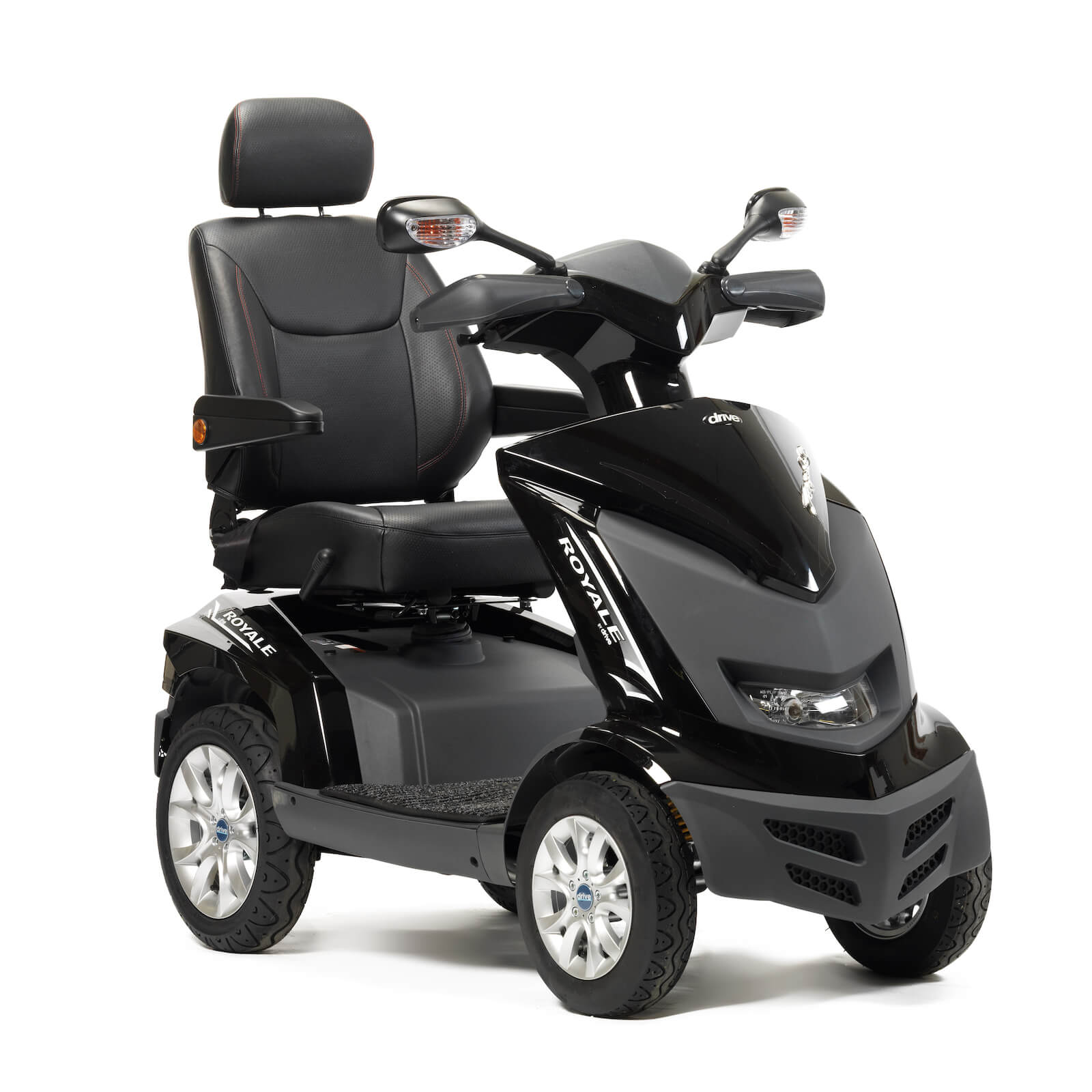 Royale 4 Wheel Scooter (Black) - Image 2