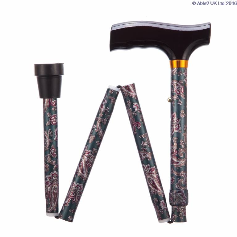 Folding Adjustable Walking Sticks - Image 2