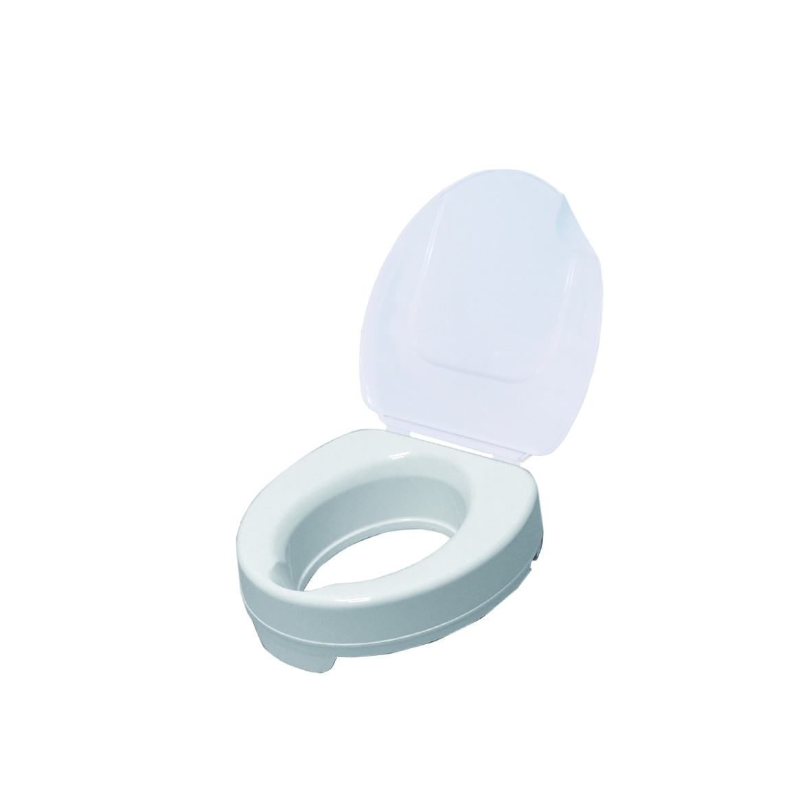 Ticco 2G Raised Toilet Seat with Lid (10cm/4") - Image 2