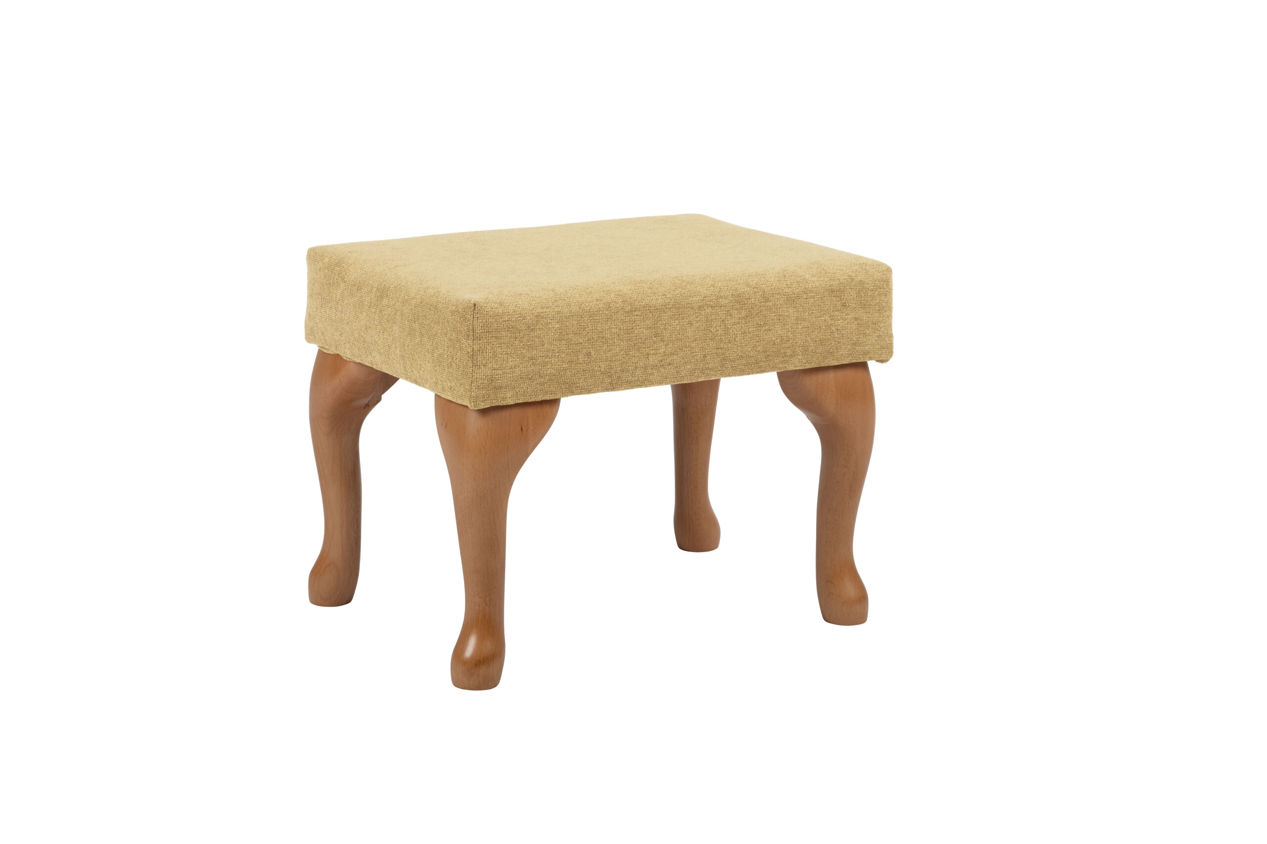 Featured image for “Queen Anne Footstool (Ochre)”